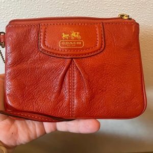 Pumpkin Coach Wristlet
